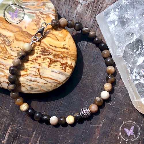 Men’s Petrified Wood Bracelet